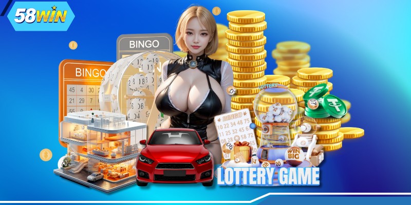 Sảnh Xổ số 58WIN quay thưởng công bằng